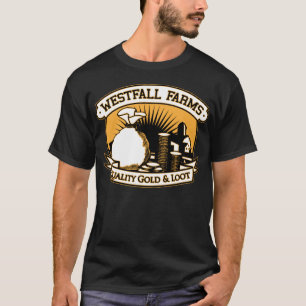 T-shirt chemise d'agriculteur d'or