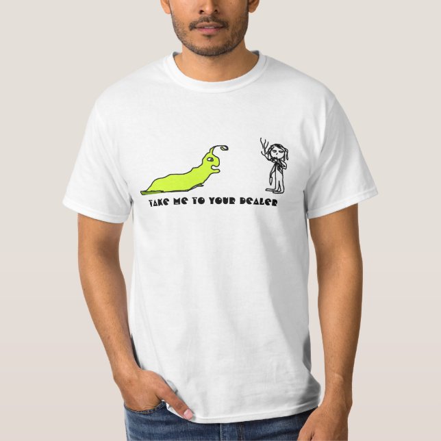 T-shirt Chemise d'alien de dénoyauteur (Devant)