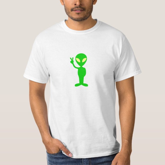 T-shirt Chemise "d'alien de paix" (Devant)