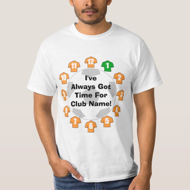 T-shirt Chemise d'allégeance de football (Devant)