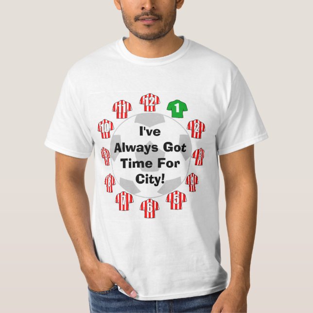 T-shirt Chemise d'allégeance de football (Devant)