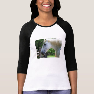 T-shirt chemise d'amant de cheval