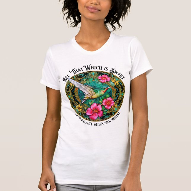 T-shirt Chemise d'amant de colibri - 1 (Devant)