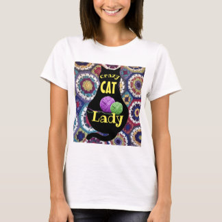 T-shirt Chemise dame Crazy Cat