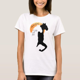 T-shirt Chemise d'amour, avec vous je me sens sauvage et l