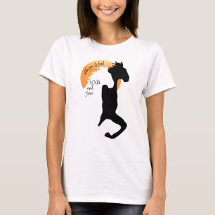 T-shirt Chemise d'amour, avec vous je me sens sauvage et l