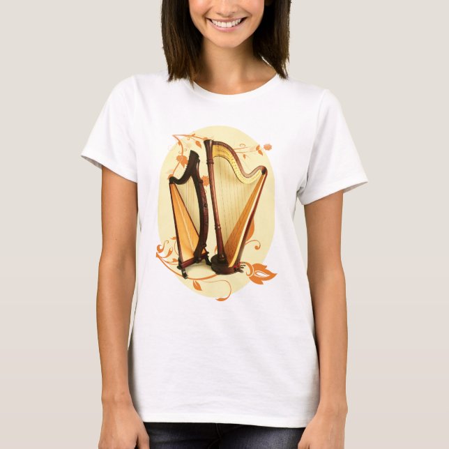 T-shirt Chemise d'amour d'harpe (Devant)