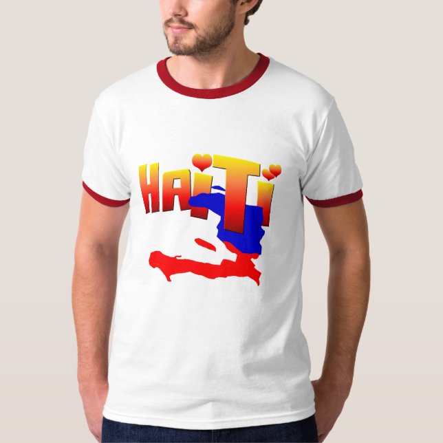 T-shirt Chemise d'AMOUR du HAÏTI (Devant)