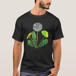 T-shirt Chemise Dandelion Fleur été Chemise Amour Plante G