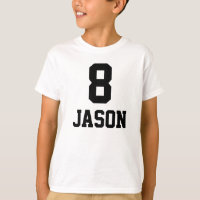 Chemise d'anniversaire 8 + Nom