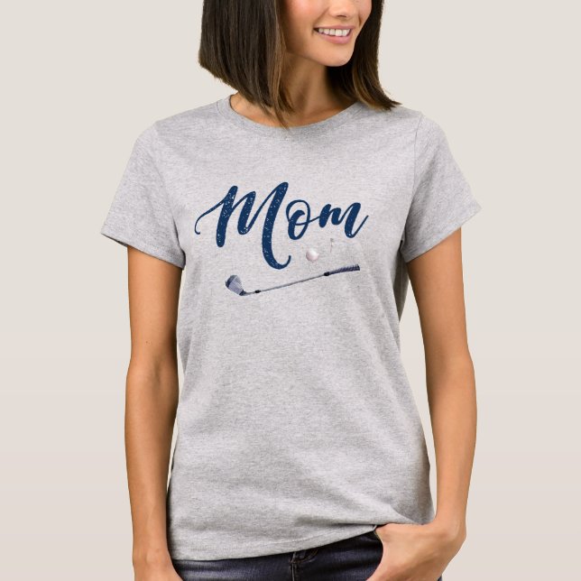 T-shirt Chemise d'anniversaire de la maman du golf (Devant)