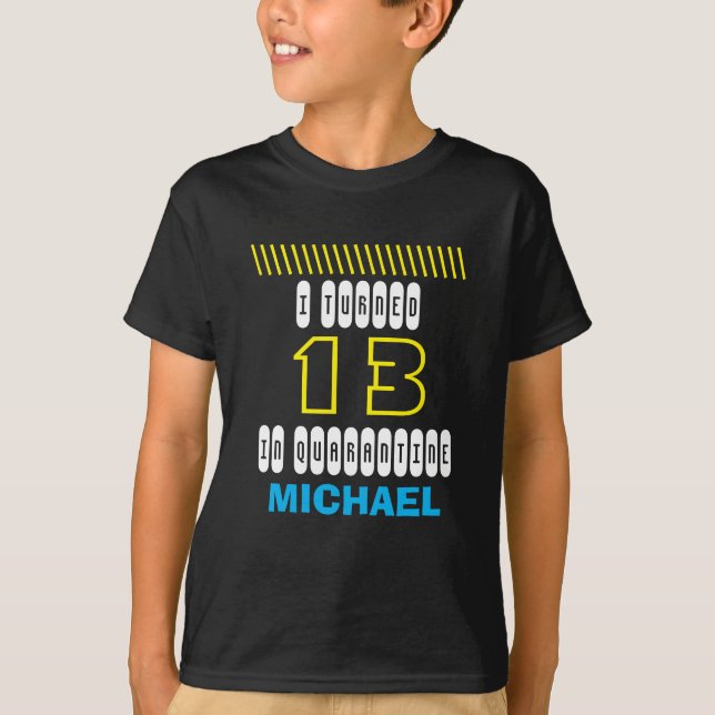 T-shirt Chemise d'anniversaire de la quarantaine (Devant)