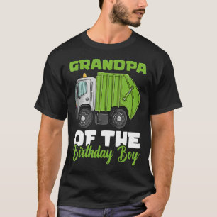T-shirt Chemise D'Anniversaire Du Camion À ordures, Grand-