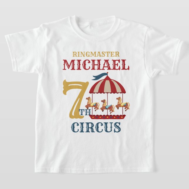 T-shirt Chemise d'Anniversaire du Carrousel (Poser)