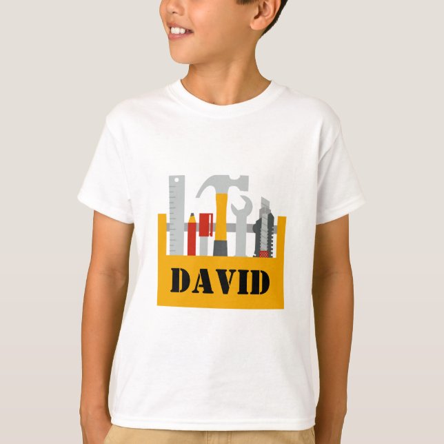 T-shirt Chemise d'anniversaire Handyman Tools (Devant)