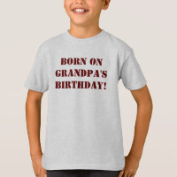 Chemise d'anniversaire personnalisée pour les jeun