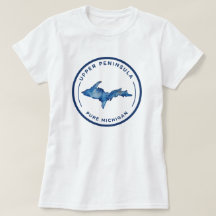 Chemise d'aquarelle de la péninsule supérieure Pur