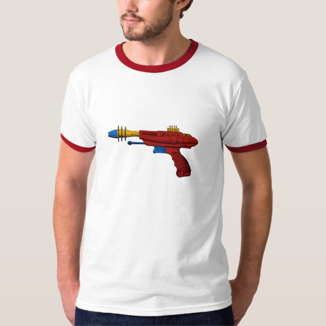 T-shirt Chemise d'arme à feu de rayon (Devant)