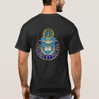 T-shirt Chemise d'Army Chaplain Corp pinte - métallique