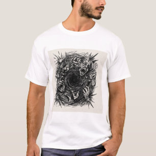 T-shirt Chemise d'art à croquis du Vide Hurleur