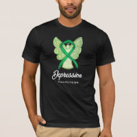 Chemise d'art Angel Depression Sensibilisation