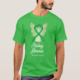 T-shirt Chemise d'art Angel Ribbon Sensibilisation aux mal