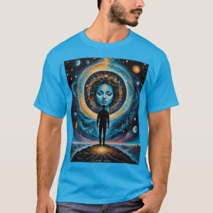T-shirt Chemise d'art de la déesse cosmique Carpe Diem