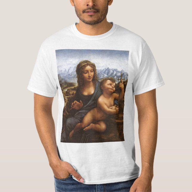 T-shirt Chemise d'art de Leonardo da Vinci (Devant)