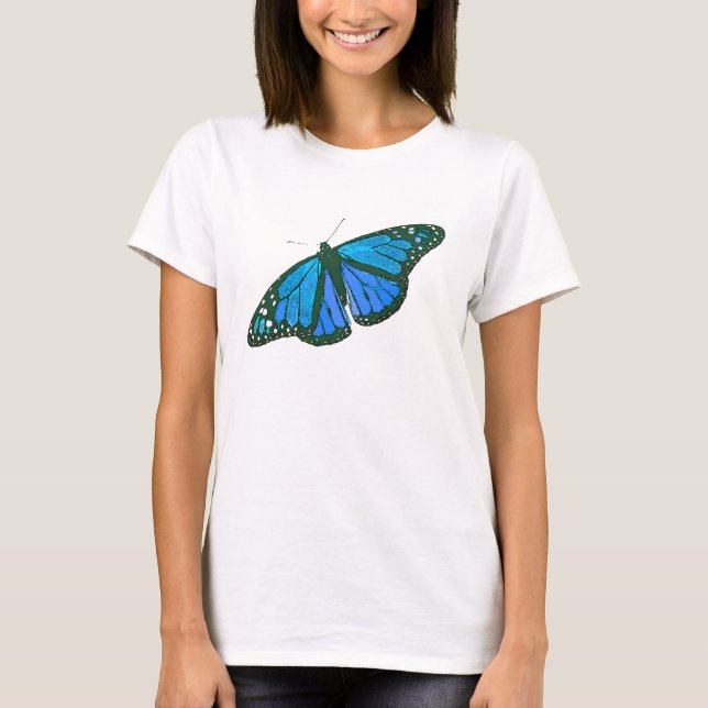 T-shirt Chemise d'art de papillon de monarque (Devant)