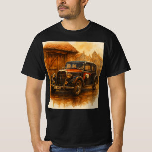 T-shirt Chemise d'art de voiture vintage "Eagle Ride"