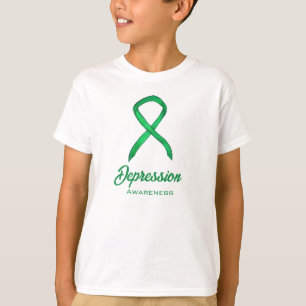 T-shirt Chemise d'art personnalisée Depression Sensibilisa