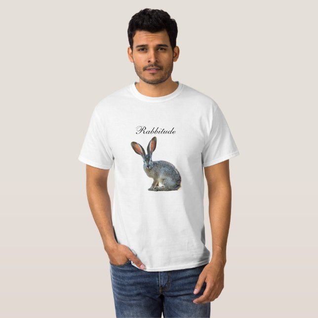 T-shirt Chemise d'attitude de lapin (Devant entier)