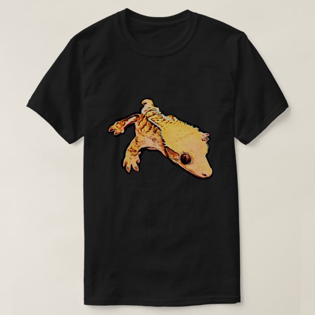 T-shirt Chemise d'automne de surcharge de Gecko (Design devant)