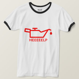 T-shirt Chemise d'avertissement Dashboard drôle pour les a