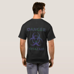 T-shirt Chemise d'avertissement en cas de risque biologiqu