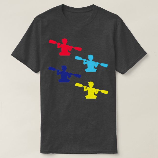 T-shirt Chemise d'aviron style rétro (Design devant)