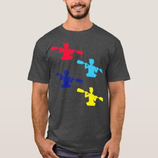 T-shirt Chemise d'aviron style rétro