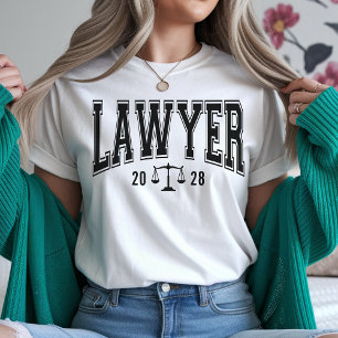 T-shirt Chemise d'avocat sur mesure, Cadeau de la faculté 