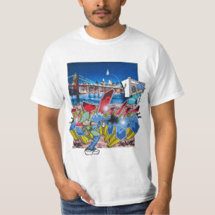 T-shirt chemise de 36 wayzz par le zimad