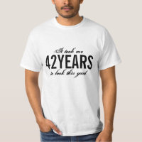 Chemise de 42e anniversaire | Années personnalisab