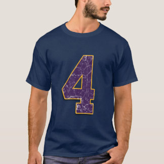 T-shirt Chemise de #4 Vikings (pourpre ou foncé)