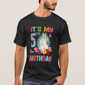 T-shirt Chemise de 5e anniversaire pour Filles Son Anniver