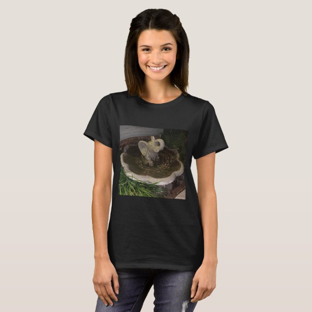 T-shirt Chemise de bain Eléphant Fontaine (Devant entier)