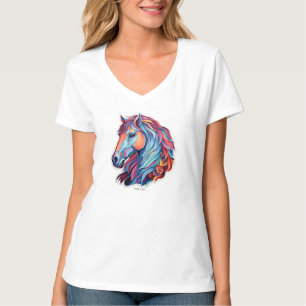 T-shirt Chemise de base à col en V pour femmes