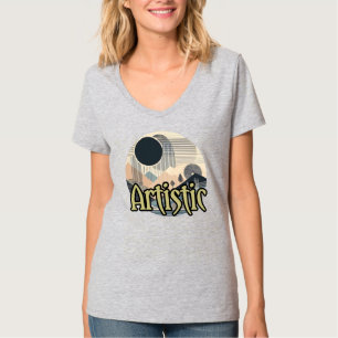 T-shirt Chemise de base à encolure en V pour femme