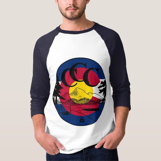 T-shirt Chemise de base-ball de ccc (Devant)