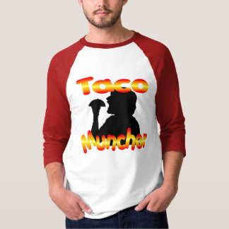 T-shirt Chemise de base-ball de Muncher de taco