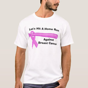 T-shirt Chemise de base-ball de test maison de cancer du