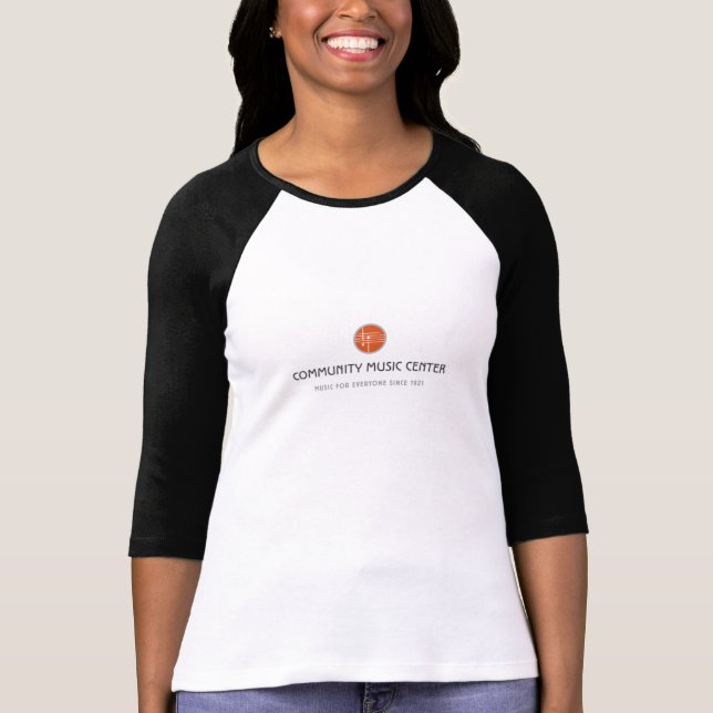 T-shirt Chemise de base-ball du CMC des femmes (Devant)