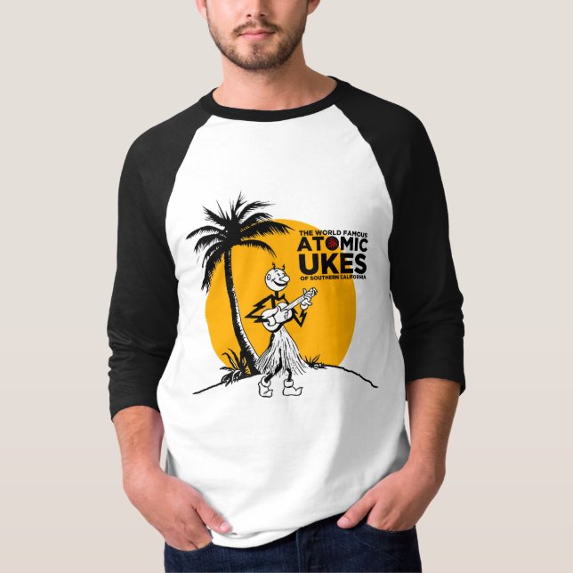 T-shirt Chemise de baseball des Ukes atomique - classique (Devant)